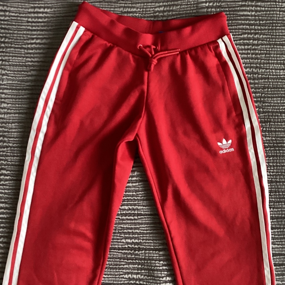 Adidas Originals Red Track Pants - Women’s Size XS